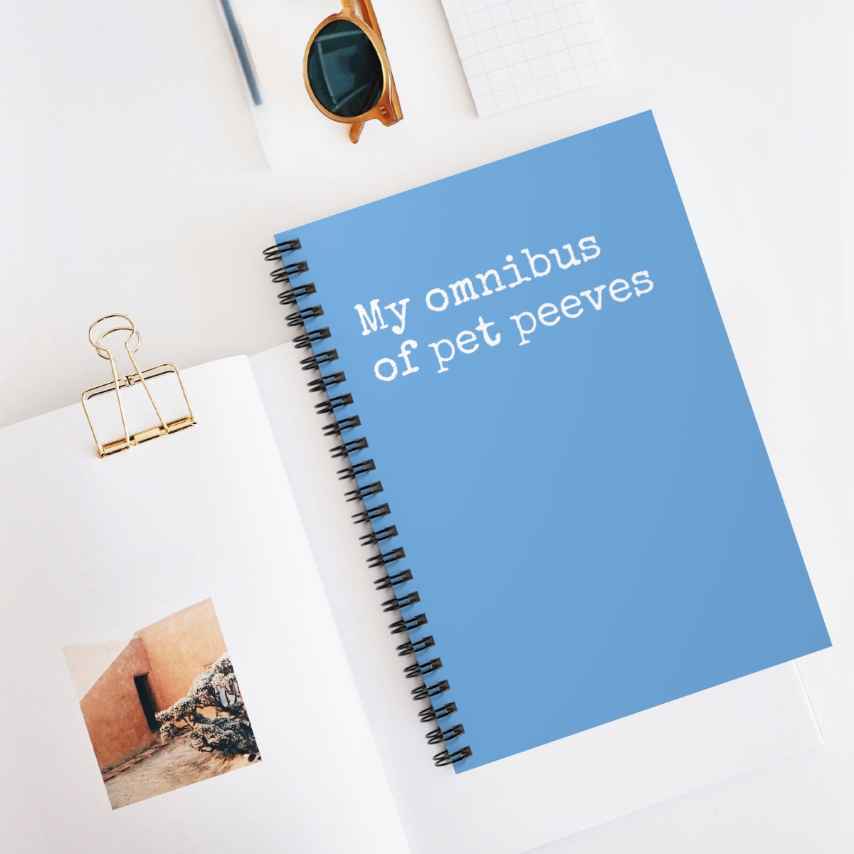 My omnibus of pet peeves Funny Notebook