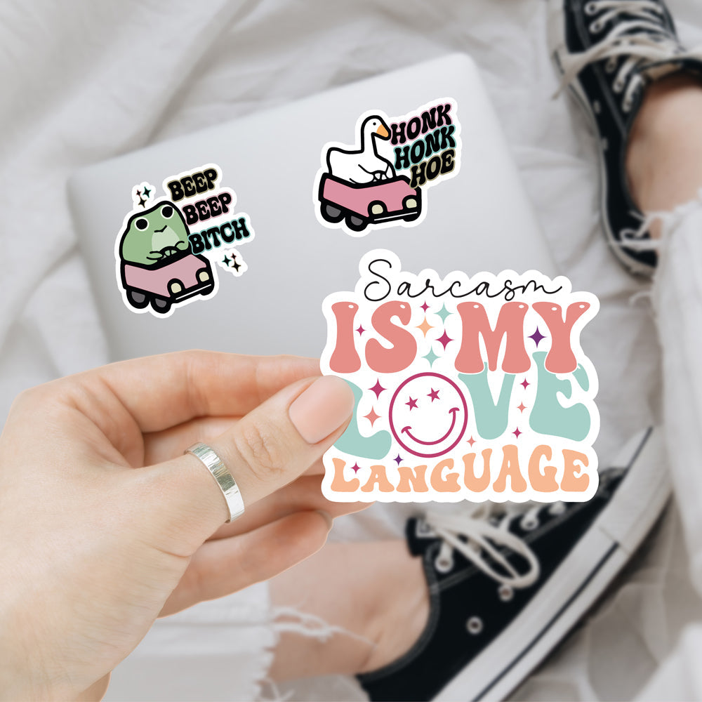 Sarcasm Is My Love Language Sticker